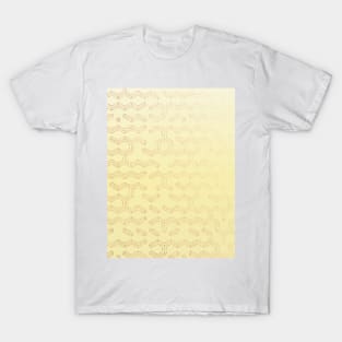 Golden filament honeycomb T-Shirt